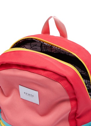 Detail View - Click To Enlarge - STATE BAGS - 'Kane' colourblock kids backpack