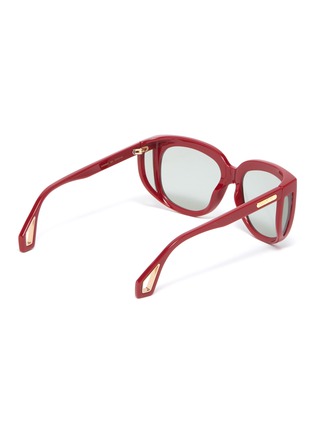 Figure View - Click To Enlarge - GUCCI - Spoiler acetate square sunglasses