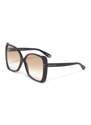 Main View - Click To Enlarge Main View - Click To Enlarge - GUCCI - Oversized acetate butterfly sunglasses