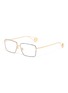 Main View - Click To Enlarge - GUCCI - Metal square optical glasses