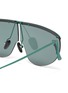 Detail View - Click To Enlarge - FOR ART'S SAKE - 'Air' metal browline sunglasses