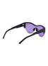 Figure View - Click To Enlarge - BALENCIAGA - Mirror acetate cat eye sunglasses