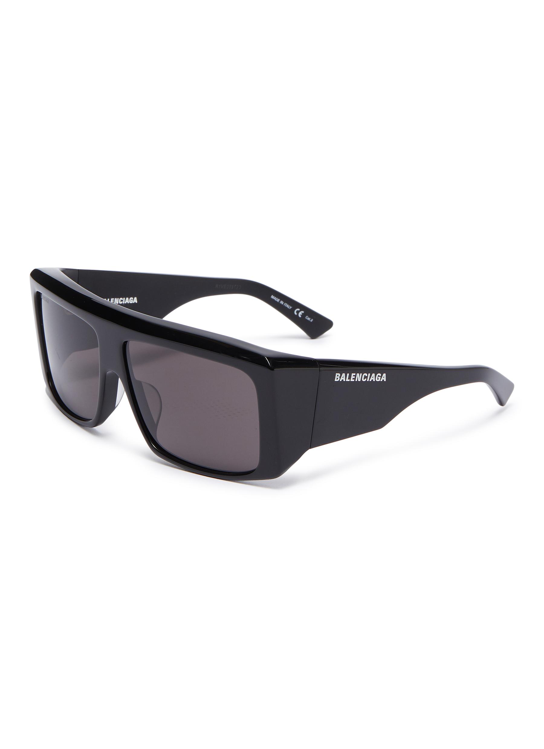 balenciaga oversized square sunglasses