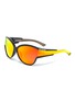 Main View - Click To Enlarge - BALENCIAGA - 'Unlimited' mirror acetate cat eye sunglasses