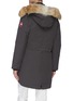 Back View - Click To Enlarge - CANADA GOOSE - 'Rossclair' coyote fur hooded down coat – Fusion fit