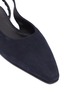 Detail View - Click To Enlarge - ROSETTA GETTY - Suede slingback flats