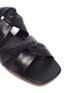 Detail View - Click To Enlarge - ROSETTA GETTY - 'Twist' leather band slide sandals
