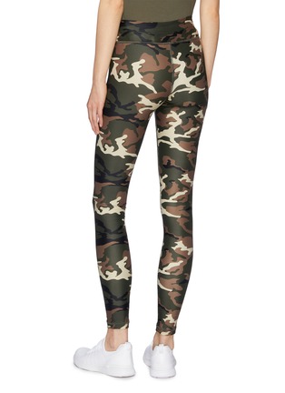 Back View - Click To Enlarge - THE UPSIDE - 'Camo' print yoga pants