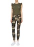 Figure View - Click To Enlarge - THE UPSIDE - 'Camo' print yoga pants