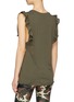 Back View - Click To Enlarge - THE UPSIDE - Logo print ruffle tank top