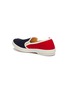 Detail View - Click To Enlarge - RIVIERAS - 'TDM 10°' colourblock canvas kids skate slip-ons