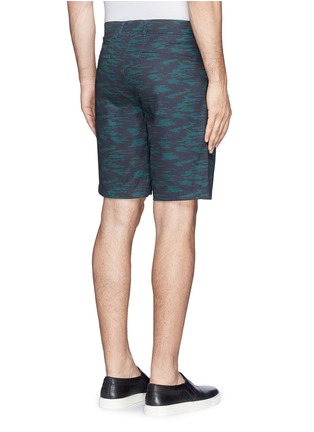 Back View - Click To Enlarge - THEORY - 'Kores' camouflage shorts