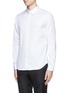 Front View - Click To Enlarge - THEORY - 'Zack' cotton piqué shirt