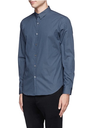 Front View - Click To Enlarge - THEORY - 'Zack' check shirt