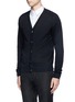 Front View - Click To Enlarge - THEORY - 'Ake' Merino wool blend cardigan