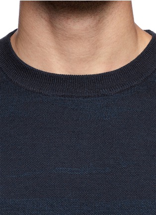 Detail View - Click To Enlarge - THEORY - 'Asli' camouflage Merino wool sweater