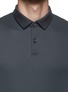 Detail View - Click To Enlarge - THEORY - 'Stinson' grosgrain shoulder jacquard polo shirt
