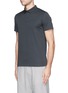 Front View - Click To Enlarge - THEORY - 'Stinson' grosgrain shoulder jacquard polo shirt