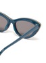 Detail View - Click To Enlarge - STELLA MCCARTNEY - Chain rim acetate cat eye sunglasses