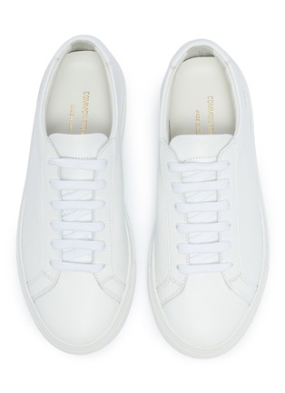 Figure View - Click To Enlarge - COMMON PROJECTS - 'Original Achilles' leather kids sneakers