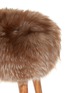Detail View - Click To Enlarge - KRUF - Onyx fox fur stool