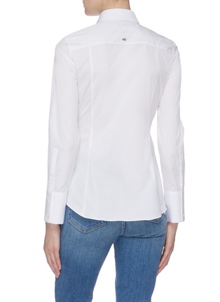 Back View - Click To Enlarge - EQUIL - Pleated waist shirt