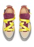 Detail View - Click To Enlarge - CHLOÉ - 'Sonnie' chunky outsole low top patchwork sneakers