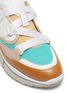 Detail View - Click To Enlarge - CHLOÉ - 'Sonnie' chunky outsole low top patchwork sneakers