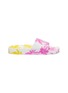 Main View - Click To Enlarge - JOSHUA SANDERS - Palm print leather slide sandals