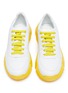 Detail View - Click To Enlarge - JOSHUA SANDERS - 'Zenith' Smiley leather sneakers