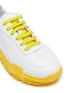 Detail View - Click To Enlarge - JOSHUA SANDERS - 'Zenith' Smiley leather sneakers