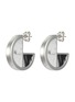 Main View - Click To Enlarge Main View - Click To Enlarge - W. BRITT - 'Full Circle' stone geometric earrings