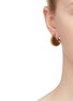 Figure View - Click To Enlarge - W. BRITT - 'Full Circle' stone geometric earrings