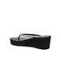  - UZURII - 'Classic' strass PVC wedge thong sandals