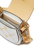 Detail View - Click To Enlarge - CHLOÉ - 'Tess' ring horse embroidered small shoulder bag