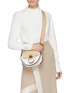 Figure View - Click To Enlarge - CHLOÉ - 'Tess' ring horse embroidered small shoulder bag