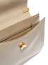 Detail View - Click To Enlarge - CHLOÉ - 'Chloé C' suede panel medium leather shoulder bag