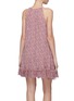 Back View - Click To Enlarge - STELLA MCCARTNEY - Ruffle hem floral print chiffon dress