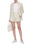 Figure View - Click To Enlarge - STELLA MCCARTNEY - High rise suiting shorts