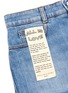  - STELLA MCCARTNEY - Slogan embroidered denim shorts