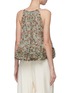Back View - Click To Enlarge - STELLA MCCARTNEY - Ruffle hem floral print sleeveless top