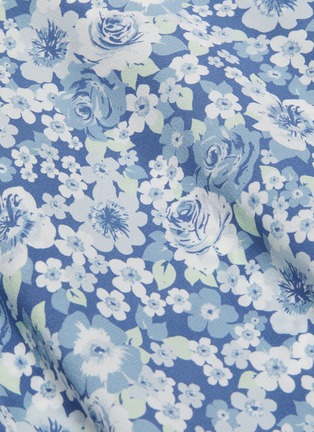 Detail View - Click To Enlarge - STELLA MCCARTNEY - Floral print silk handkerchief skirt