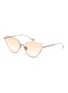 Main View - Click To Enlarge - SUNDAY SOMEWHERE - 'Jacqueline' metal cat eye sunglasses