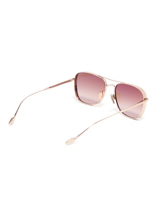 Figure View - Click To Enlarge - SUNDAY SOMEWHERE - 'Jagger' spoiler metal aviator sunglasses