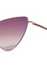 Detail View - Click To Enlarge - SUNDAY SOMEWHERE - 'Jacqueline' metal cat eye sunglasses
