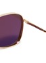 Detail View - Click To Enlarge - SUNDAY SOMEWHERE - 'Jagger' spoiler metal aviator sunglasses