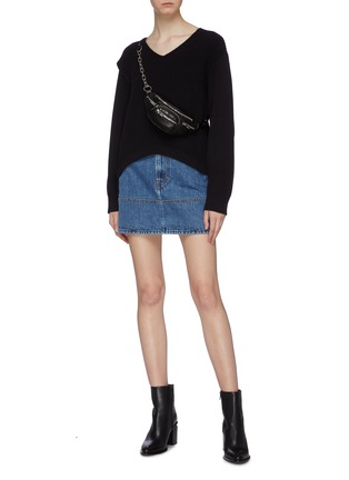 Figure View - Click To Enlarge - T BY ALEXANDER WANG - 'Utility' V-neck sweater