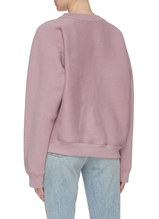 Back View - Click To Enlarge - T BY ALEXANDER WANG - 'Wash + Go' logo print oversized sweatshirt