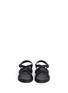 Figure View - Click To Enlarge - GIORGIO ARMANI SHOES - Jute midsole basketweave leather strap sandals