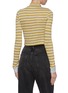 Back View - Click To Enlarge - T BY ALEXANDER WANG - Stripe mock neck long sleeve T-shirt